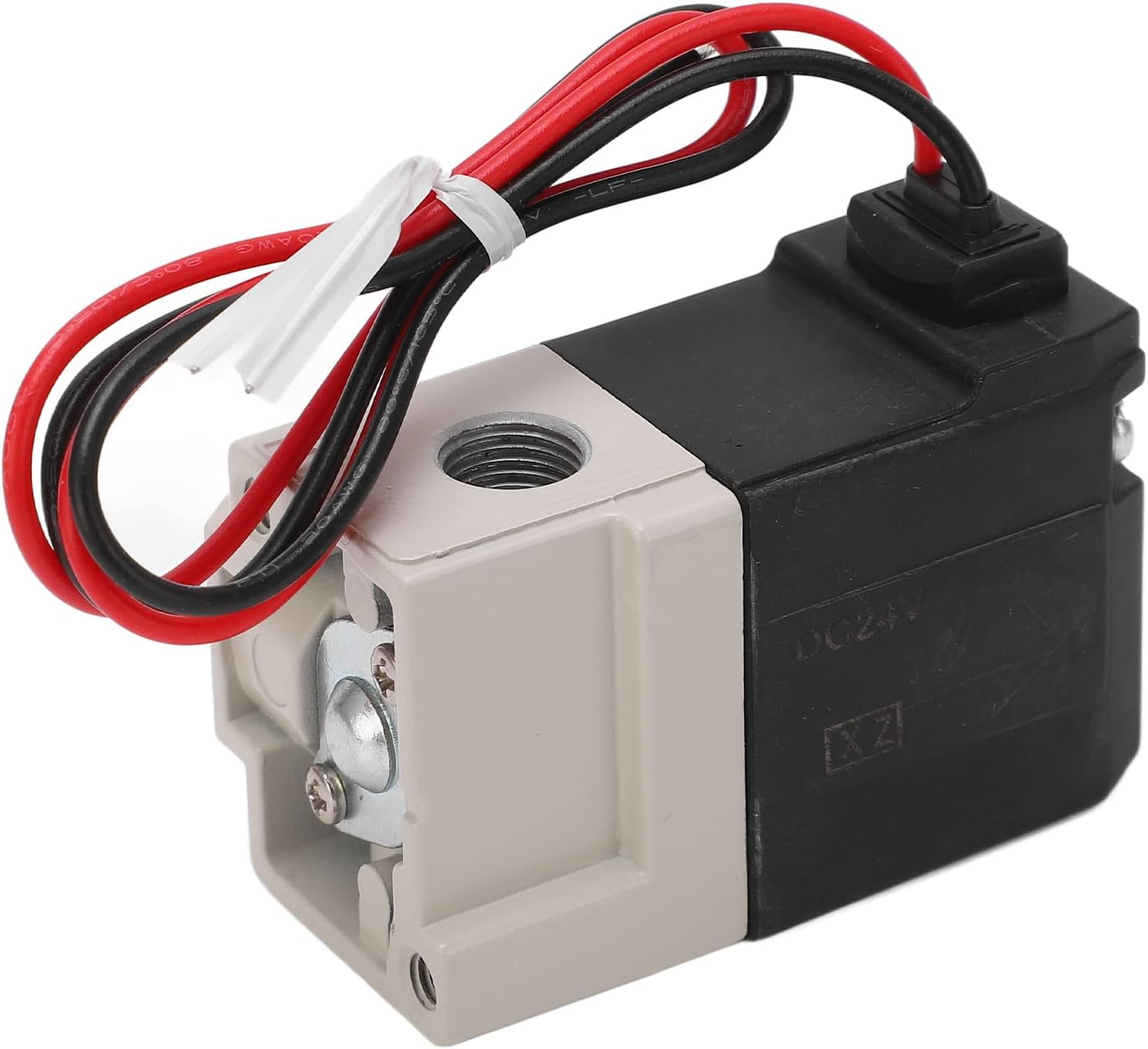 2 Position 3 Way Vacuum Solenoid,Pneumatic Solenoid Valve Vacuum Solenoid Valve Valve Pneumatic Electric Solenoid Valve Type DC24V G1/8 Solenoid Air Valve