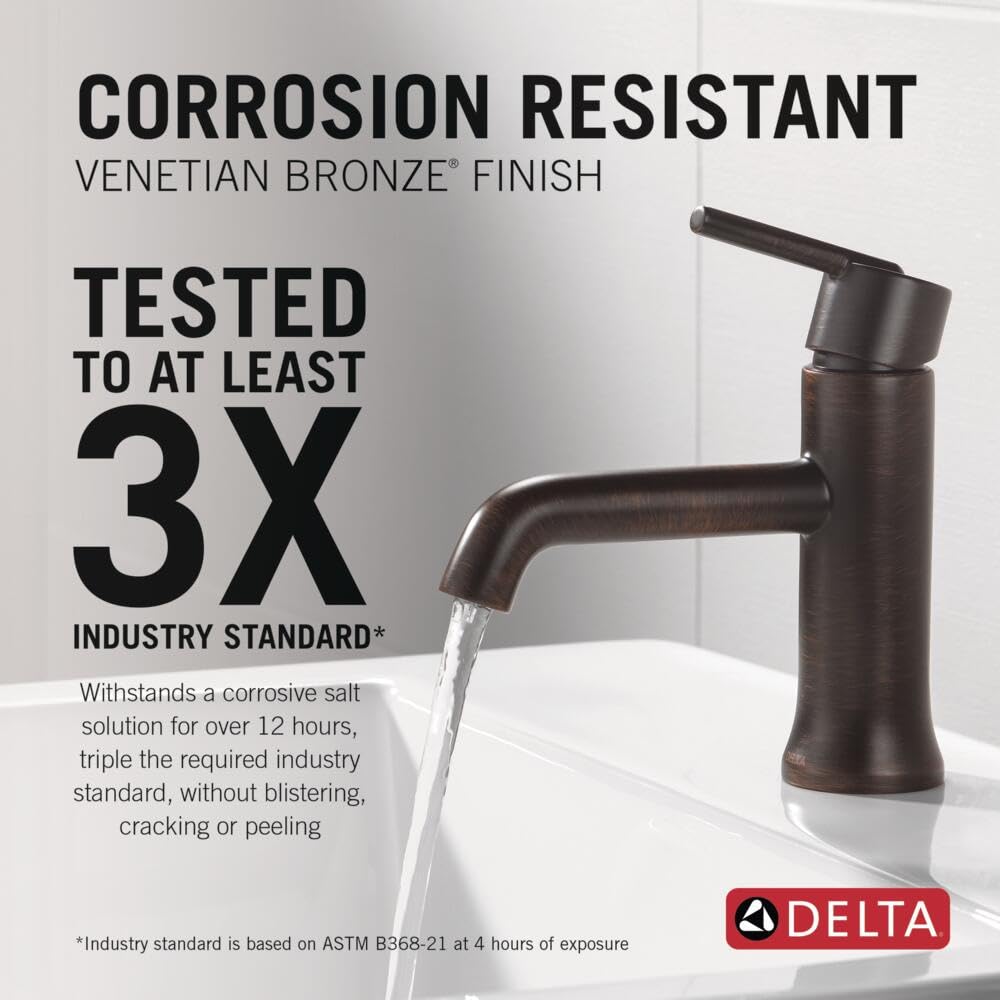 Trinsic Single Handle Centerset Bathroom Faucet Finish: Venetian