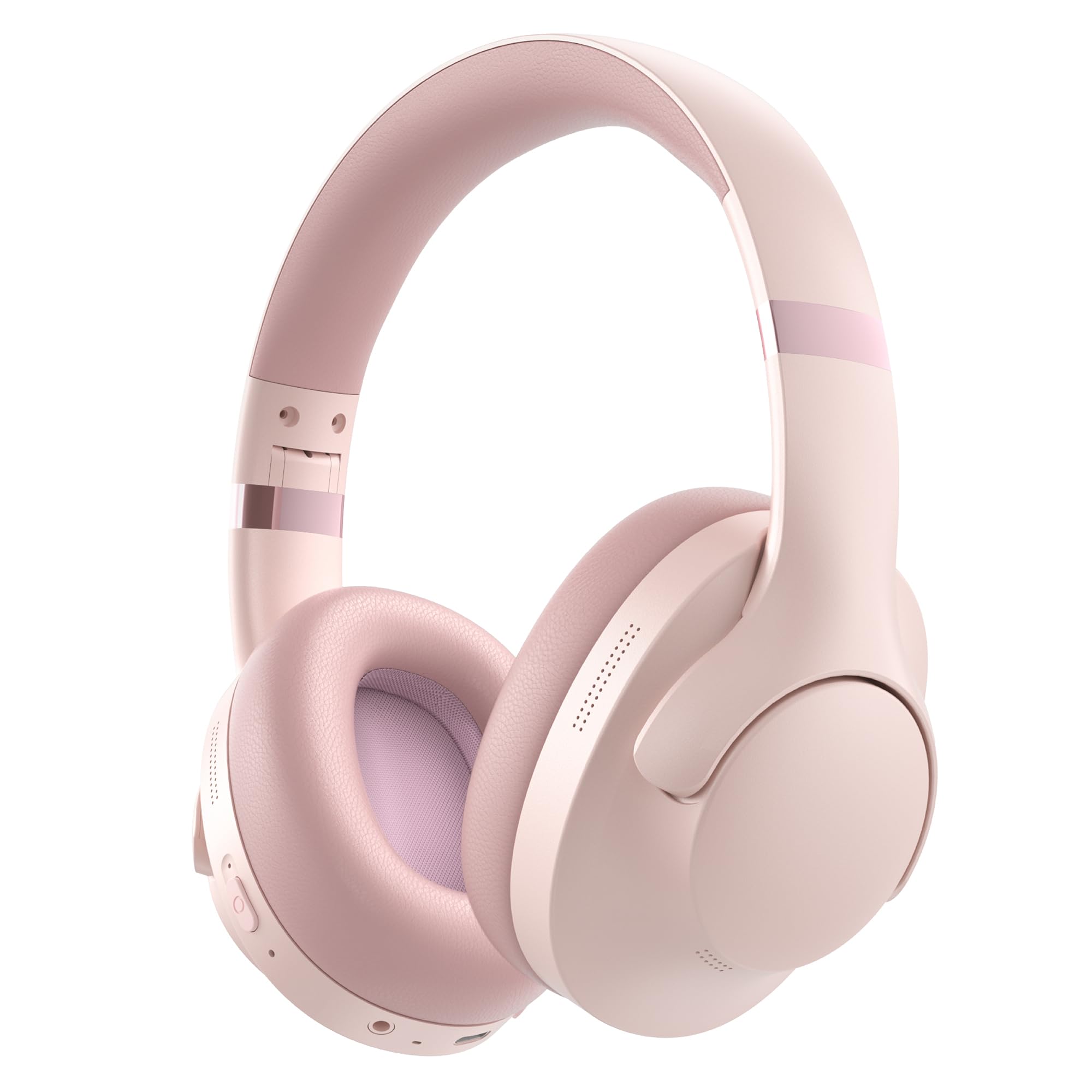 Rebocico Active Noise Cancelling Headphones with Mic-100H Playtime, Bluetooth Headphones with Deep Stereo Sound, Foldable Comfort, Wireless Headphones Bluetooth for Travel, Work or Commute, Black — view 9