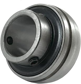 UC204-12 Insert Bearing 3/4" Bore (2 Pack) – Set Screw Locking Collar, Spherical OD, Double Sealed, Relubricatable – Fits UC204 Series UCP204 UCF204 UCFL204 Housings