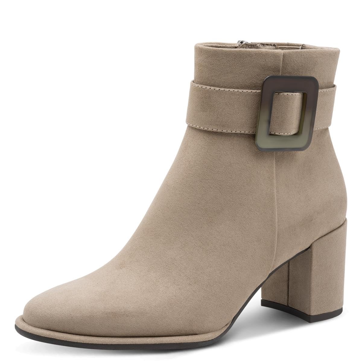 MARCO TOZZI Damen Stiefeletten mit Absatz Vegan mit Reißverschluss