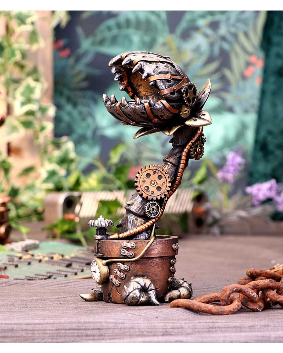 Nemesis Now Cogwork fleischfressende Pflanze im Steampunk Style 24cm