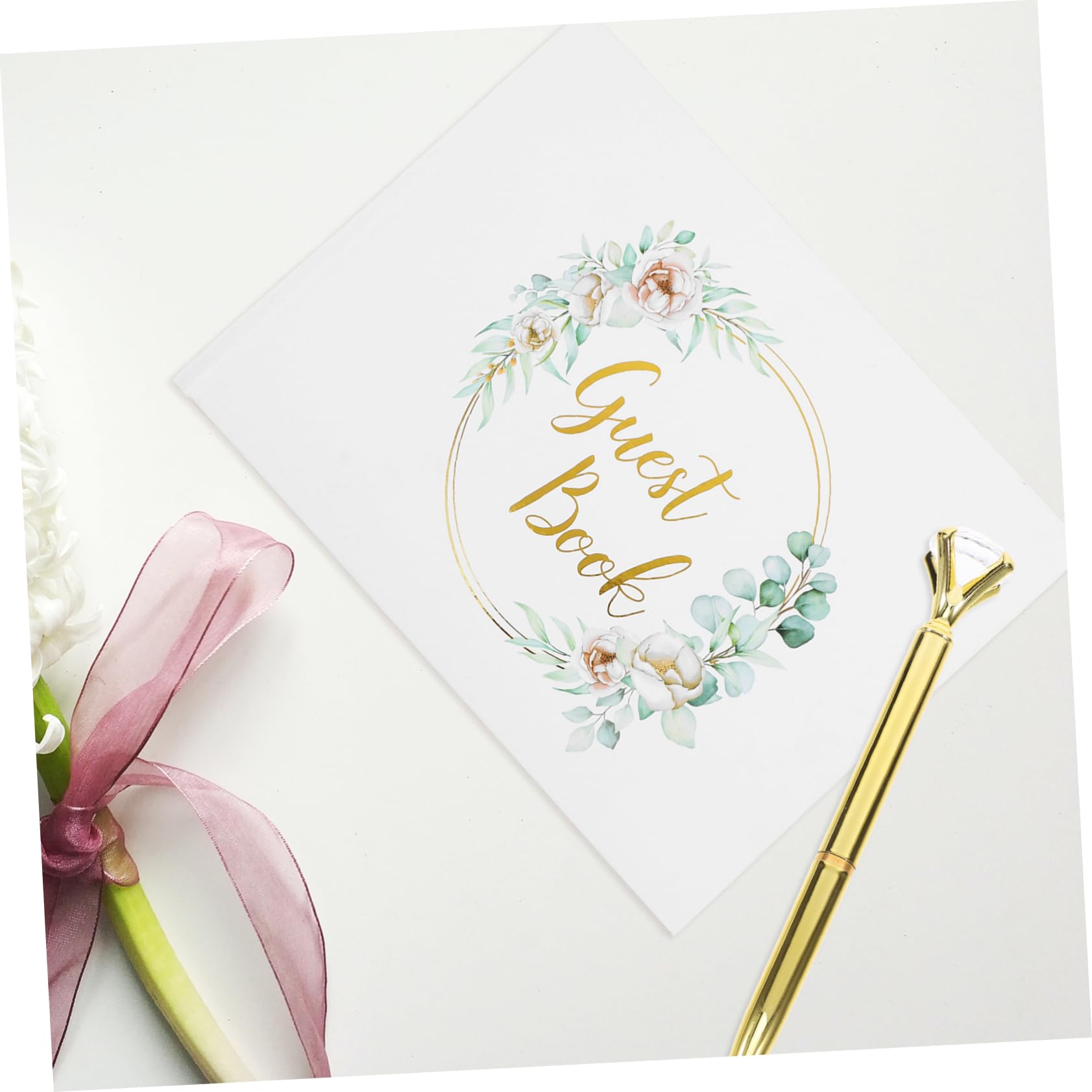 Gadpiparty Libro Degli Ospiti Matrimonio in Album Ritagli Fotografici Libro Delle Firme Per Matrimoni e Feste Ed Elegante Souvenir Duraturo