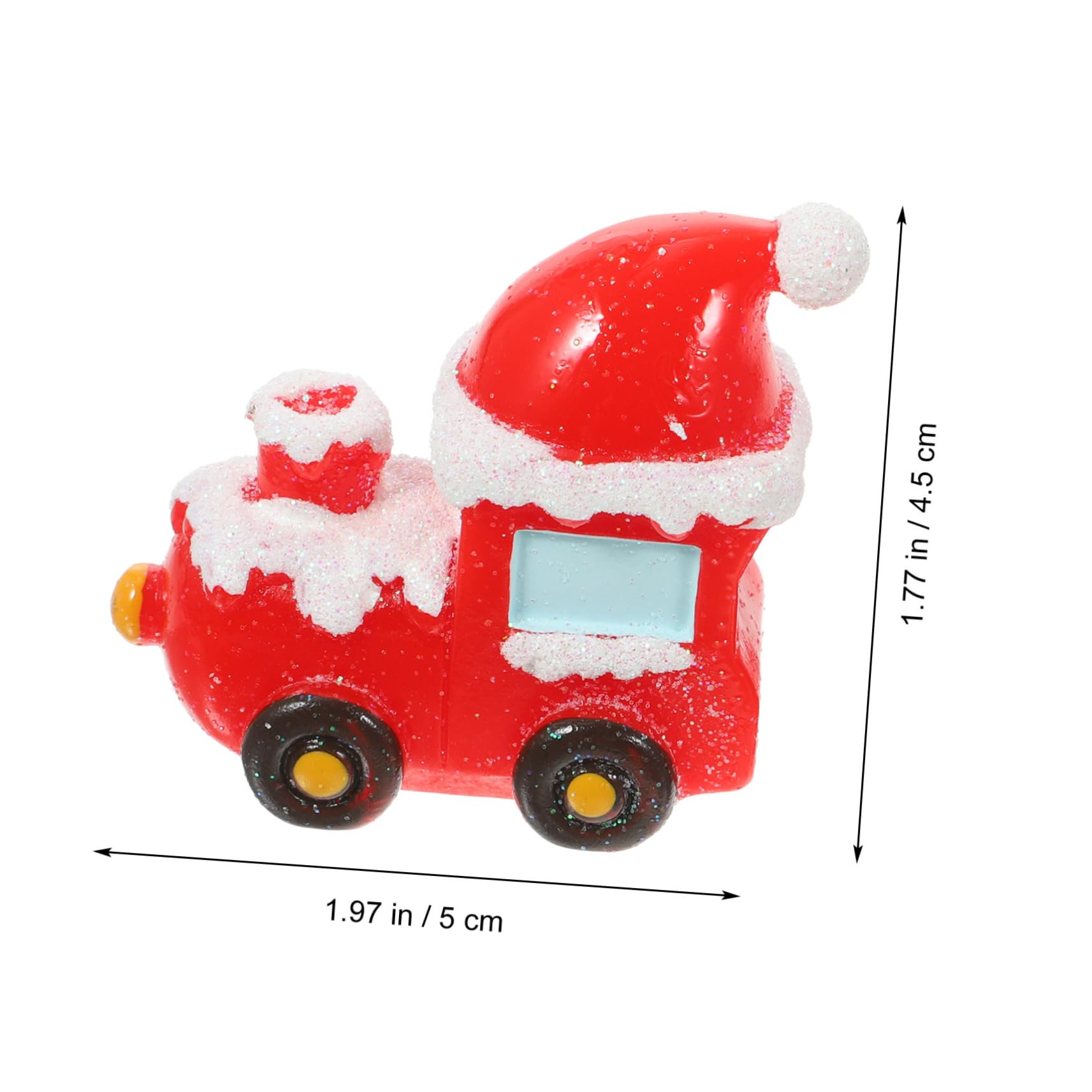 Gatuida 5juegos Accesorios De Pueblo Navideño Decoración De Navidad De y Vagonetas para Manualidades y