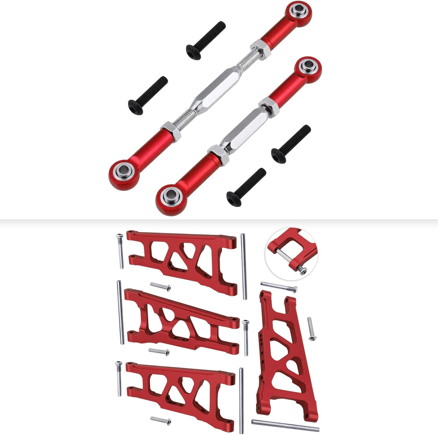 HobbyPark Aluminum Suspension Arms and Steering Linkage for