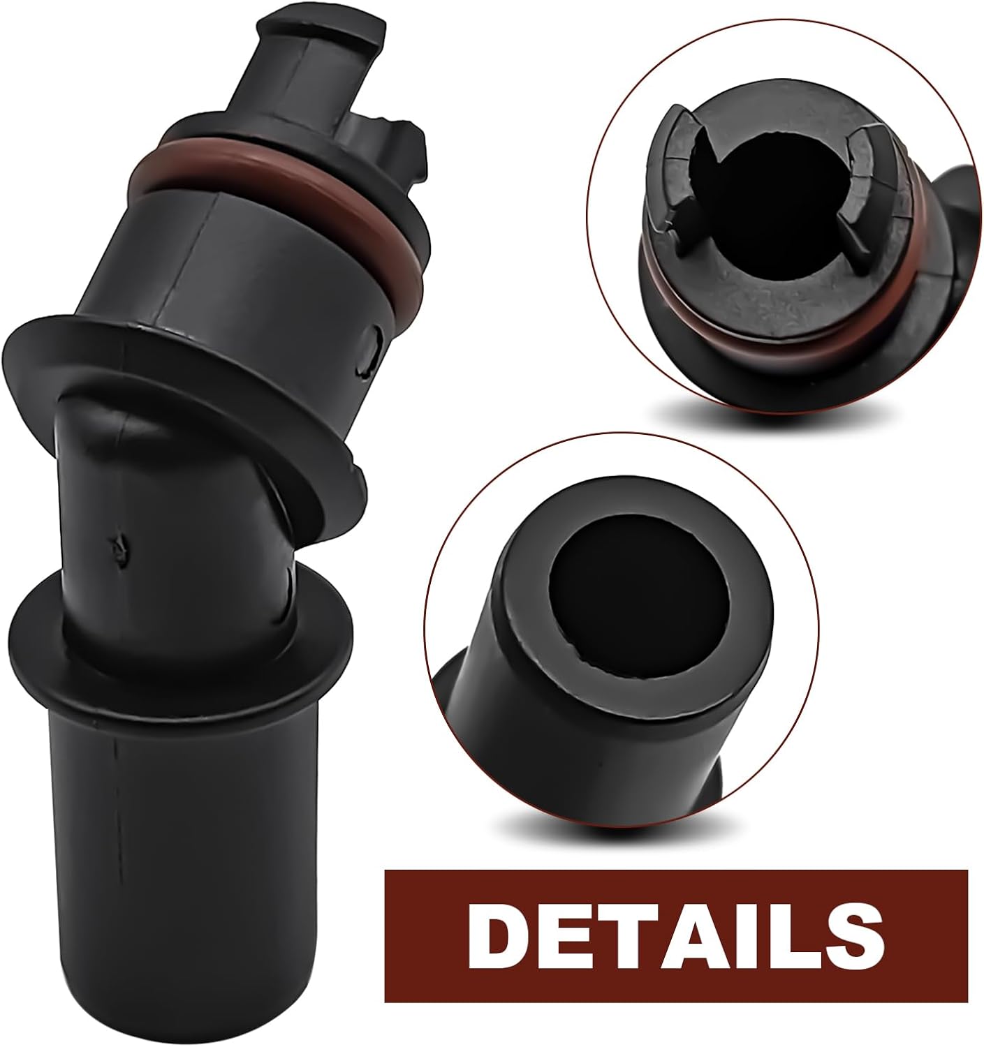 Positive Crankcase Ventilation PCV Valve, Compatible with Chevy Camaro 2010-2015, Impala 2012-2019, Saturn Outlook 2008-2010, Bulck Enclave 2008-2024 etc, Replace OE# V546, 12578316
