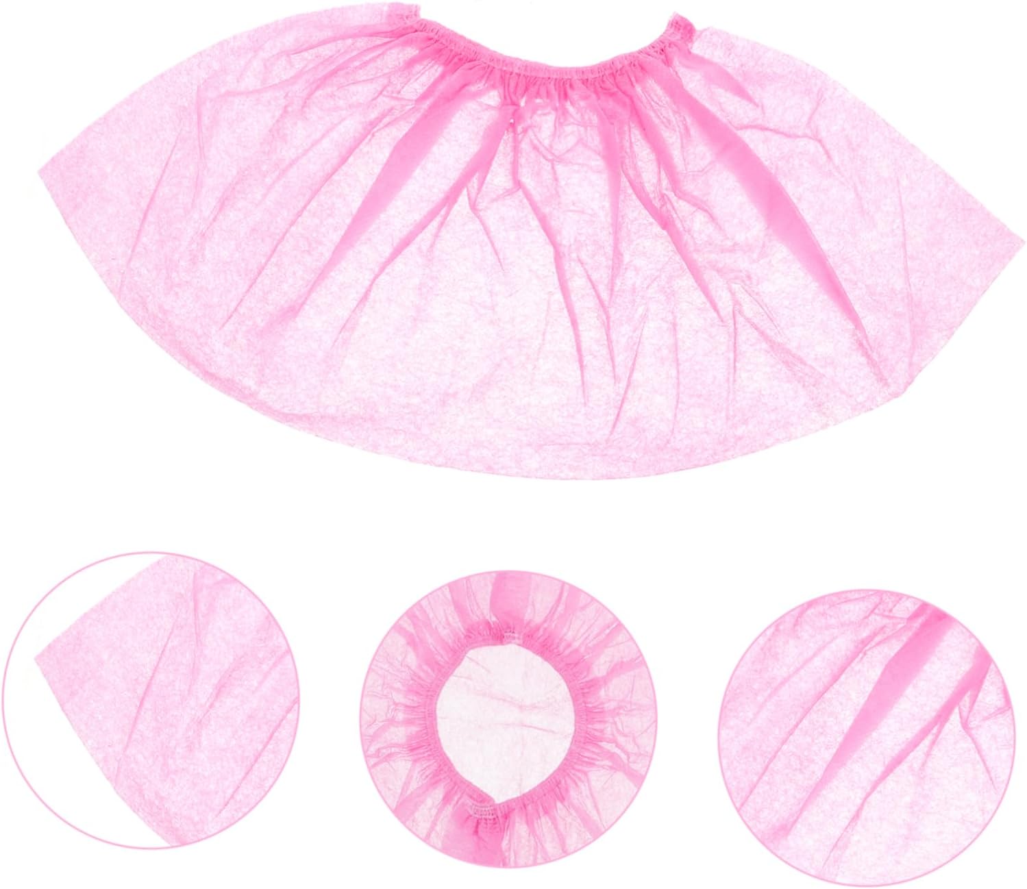 100pcs Disposable Shoe Cases Wear-resistant Breathable Shoe Covers for Home Covers Easy Step