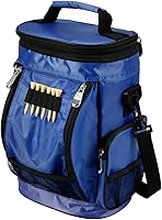 Vista 7 de Intech Enfriador de bolsas de golf y organizador de accesorios, portátil con aislamiento de 10 latas de cara suave, cabe en un carrito de golf