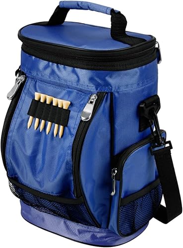Intech Bolsa de golf y organizador de accesorios, bolsa térmica portátil de 10 latas, se adapta a un carrito de golf, carrito de empuje o transporte