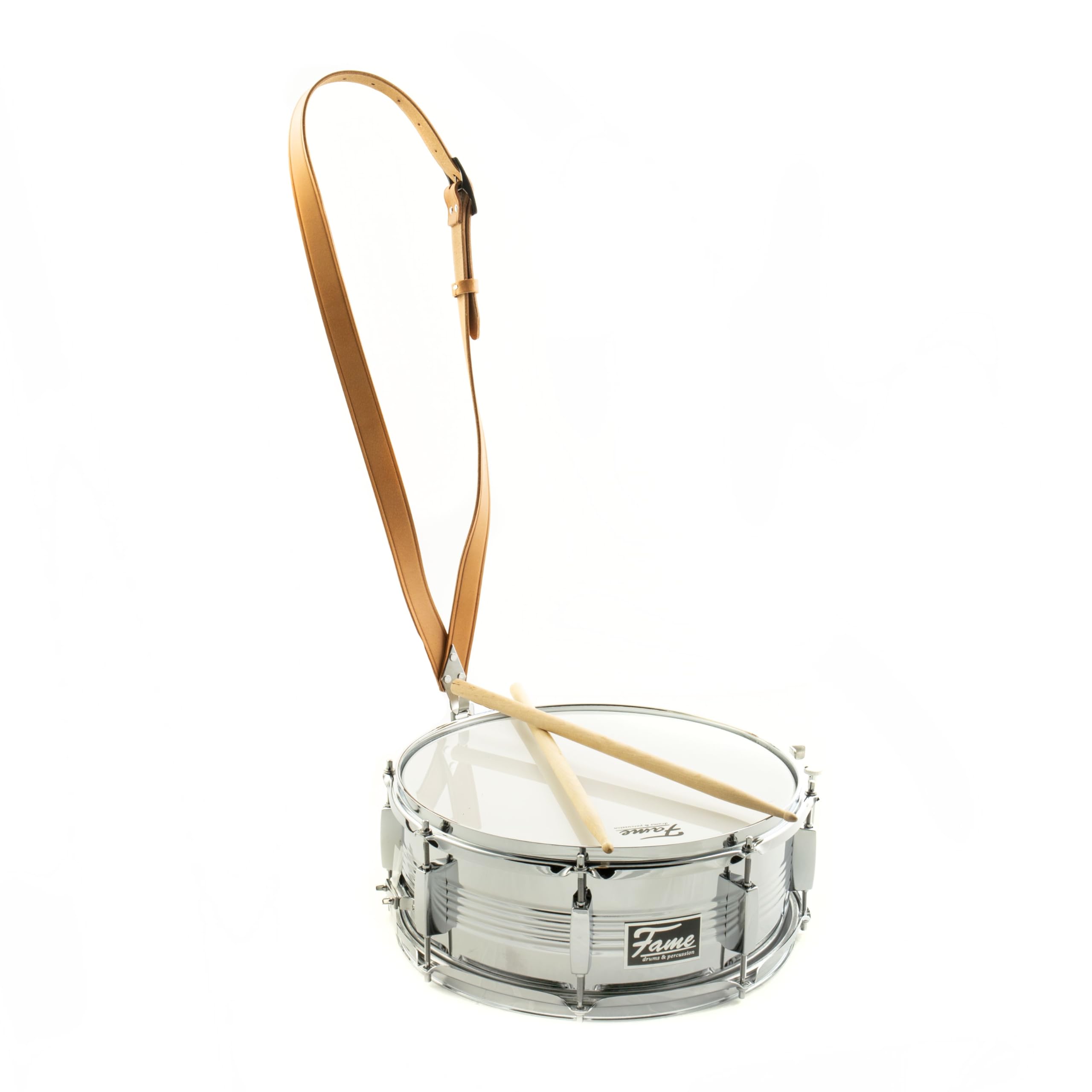 Fame FSMAR-55 Steel Marching Snare 14"x5,5" - Rullante da marcia
