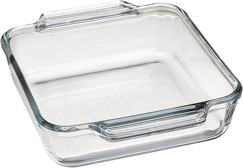 Miniatura 2 de Plato hondo para pasteles Anchor Hocking 81214L11 de Oven Basics 95 pulgadas transparente Cazuela Transparente