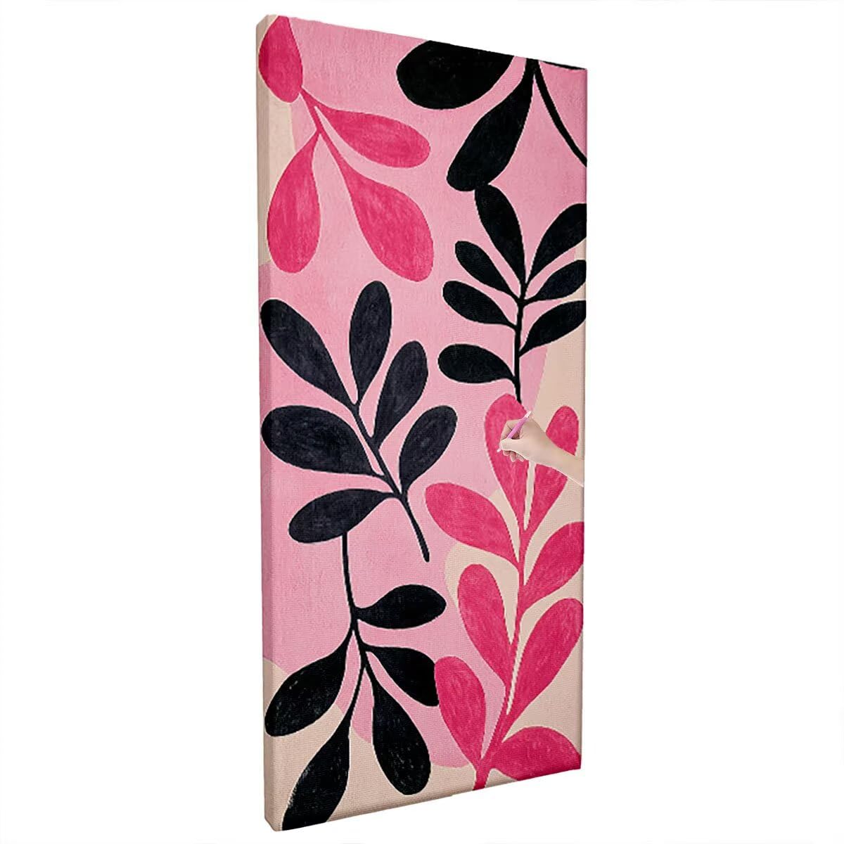 200x80cm diamentowe malowanie duże liście, kreatywne hobby dorośli haft diamentowy pełny zestaw, nowoczesne malowanie diamentowe rzemiosło cyrkonie malarstwo dla dorosłych, obraz do dekoracji ścian