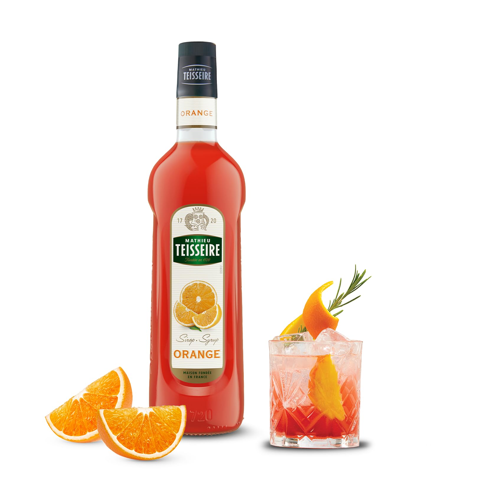 sirope de naranja 1 L Mathieu Teisseire