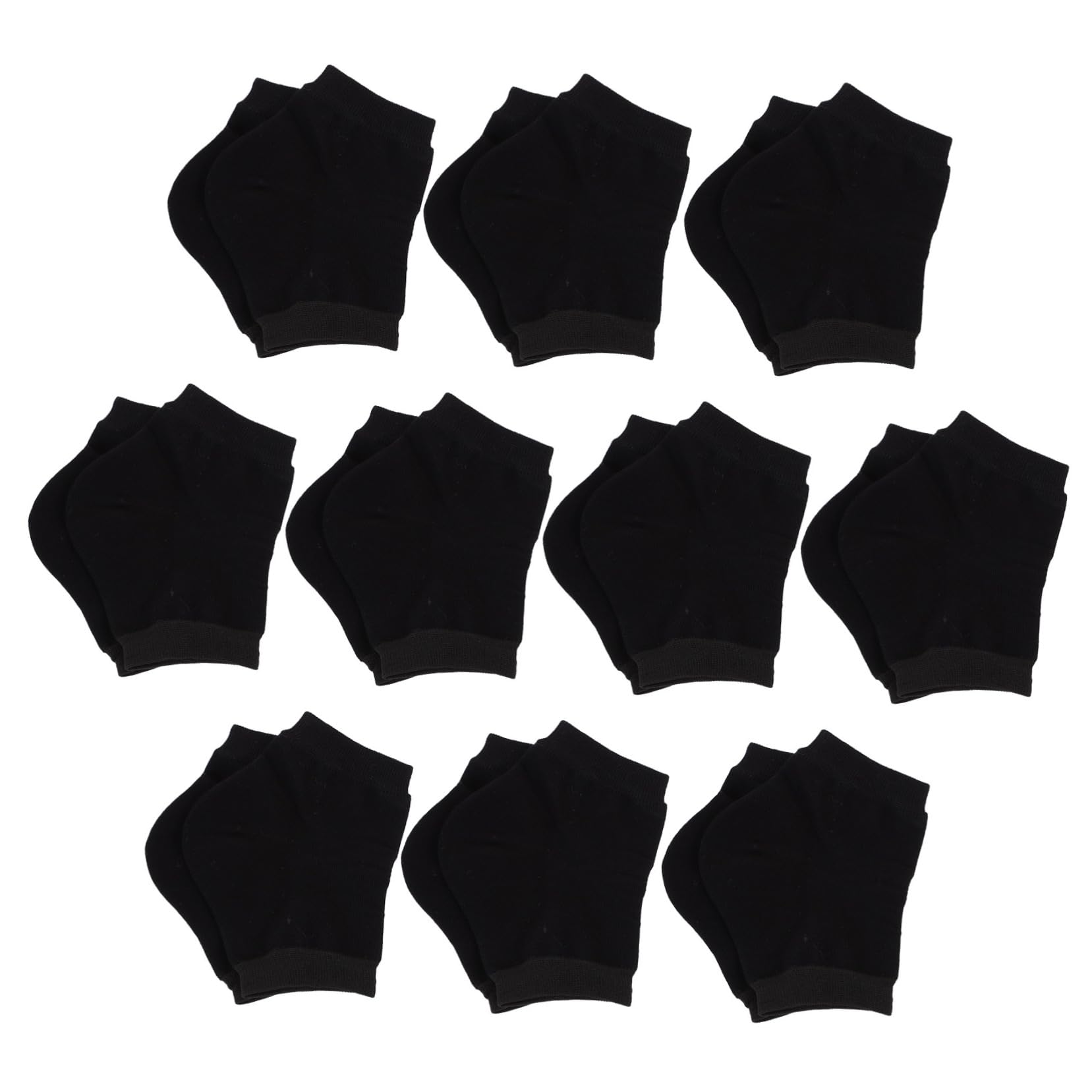 MUSISALY Elastic Heel Socks Toeless Moisturizing Socks for Foot Care Heel Protection