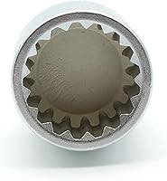 Vista 5 de TEMO Llave antirrobo 3437 del zócalo del retiro de la tuerca de la rueda #53 para Porsche