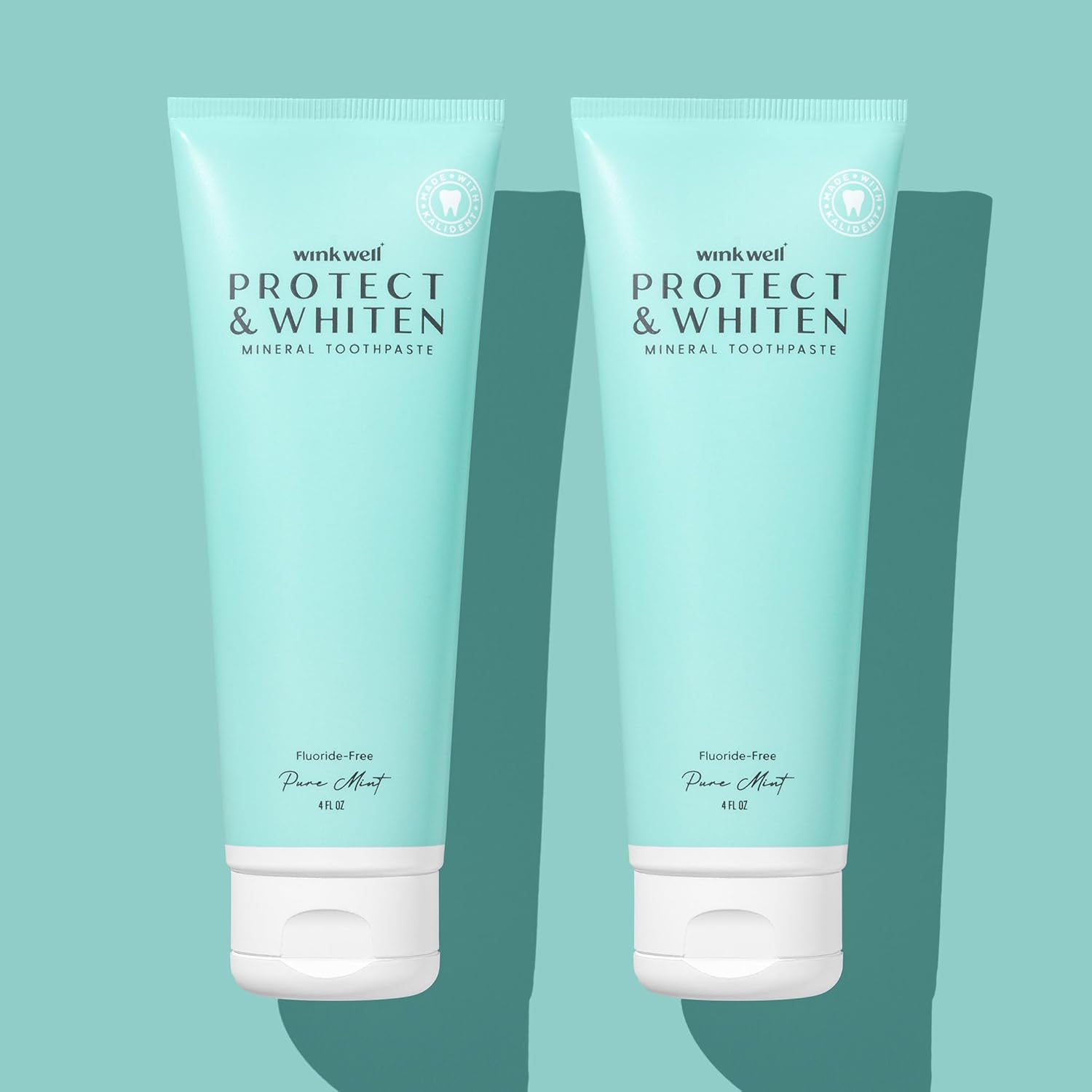 Wink Well Nano Hydroxyapatite Toothpaste- Protect & Whiten Remineralizing with Fresh Mint Flavor- 100% Natural Flouride Free Toothpaste for Adults & Kids- Vegan, 4Oz (2)