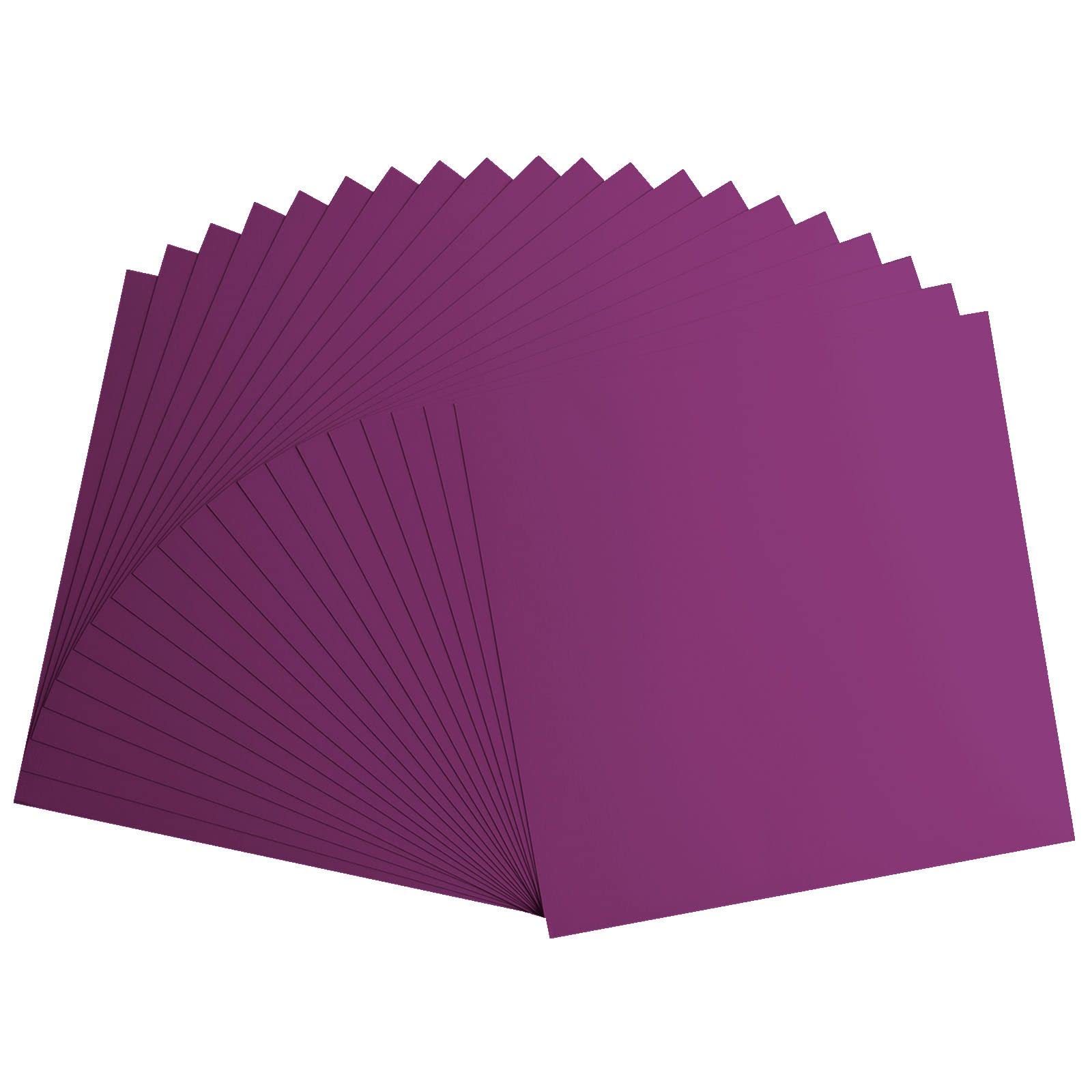 Papier Cartonné Vaessen Creative - 20 Feuilles Orange Melon 30,5x30,5cm - 216g/m² - Pour Scrapbooking, Cartes, DIY