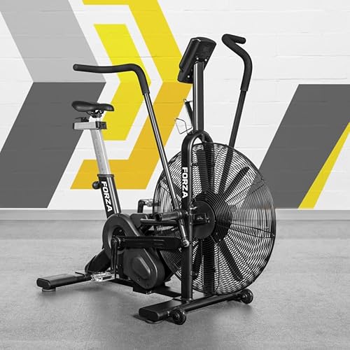 FORZA Air Bike | Heavy Duty Exercise Bike with Digital Monitor – Ideal for Home & Gym Workouts