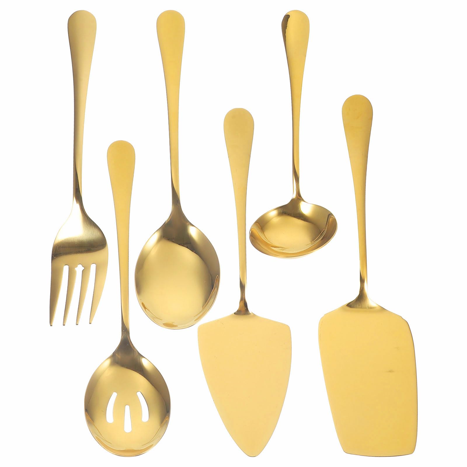 iplusmile Couverts de Service Pelle à Tarte Spatule à Gâteau Fourchette Ustensiles de Cuisine pour Buffet et Restaurant