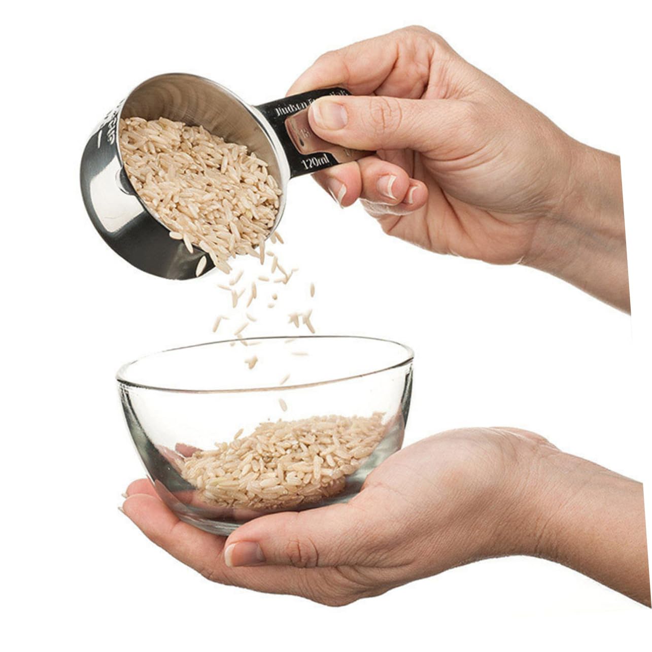 ABOOFAN 7pièces Cuillères Doseuses avec Graduation Outils de Cuisine pour Poudres et Ingrédients