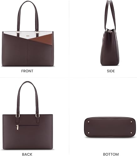 Vista 81 de LOVEVOOK Bolsa para computadora portátil para mujer, 15.6 pulgadas, bolsa de mano para computadora portátil, bolsa de trabajo para profesores, bolsa