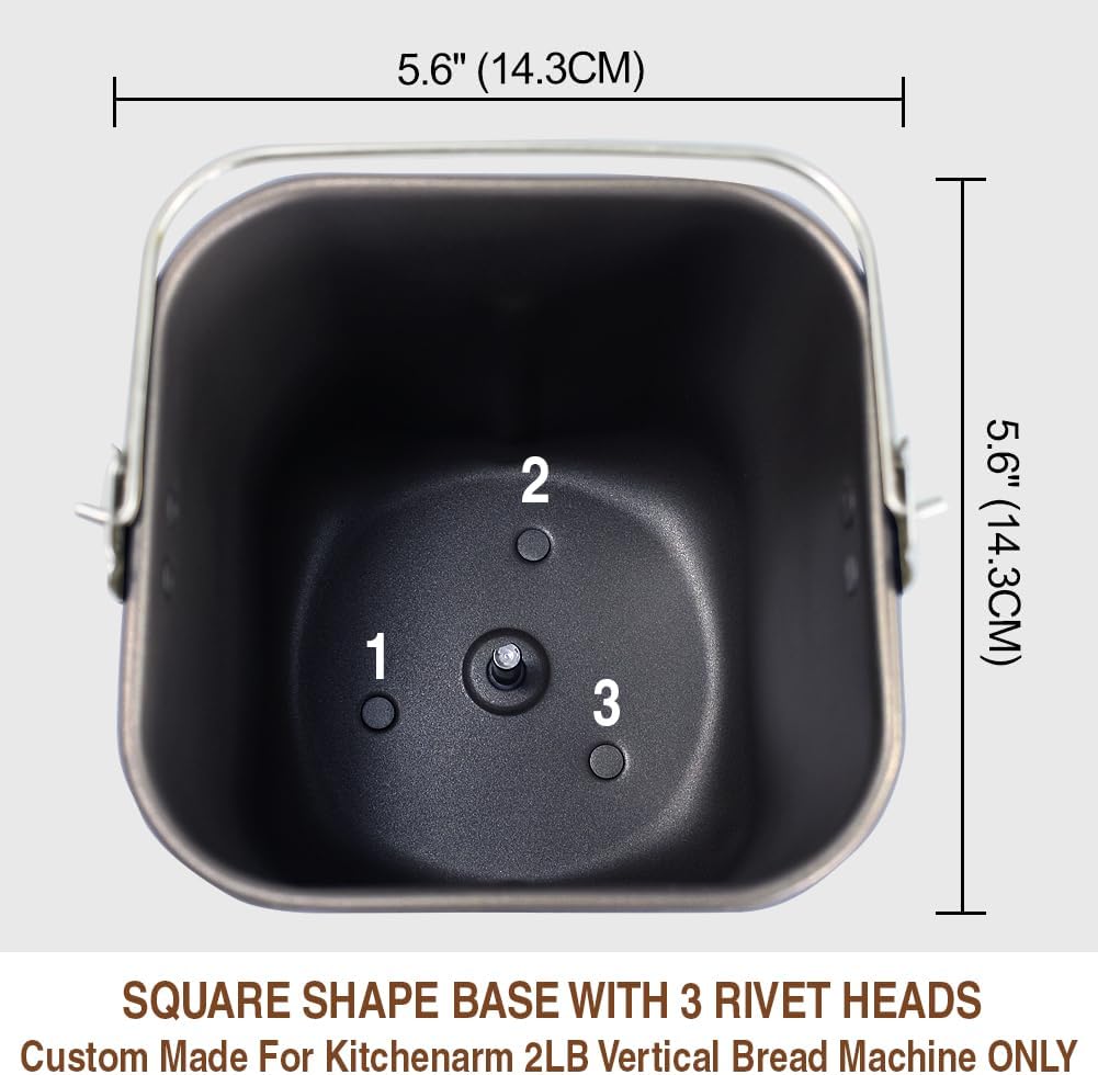 KITCHENARM Bread Pan Internal Structure