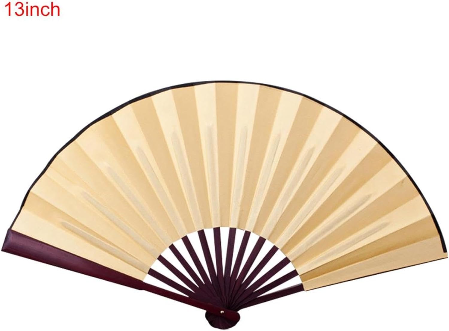 Silk Handheld Fan,8/10 Inches Eastern Style Handheld Fan - Silk Cloth Blank For DIY Writing And Painting, Chinese Style