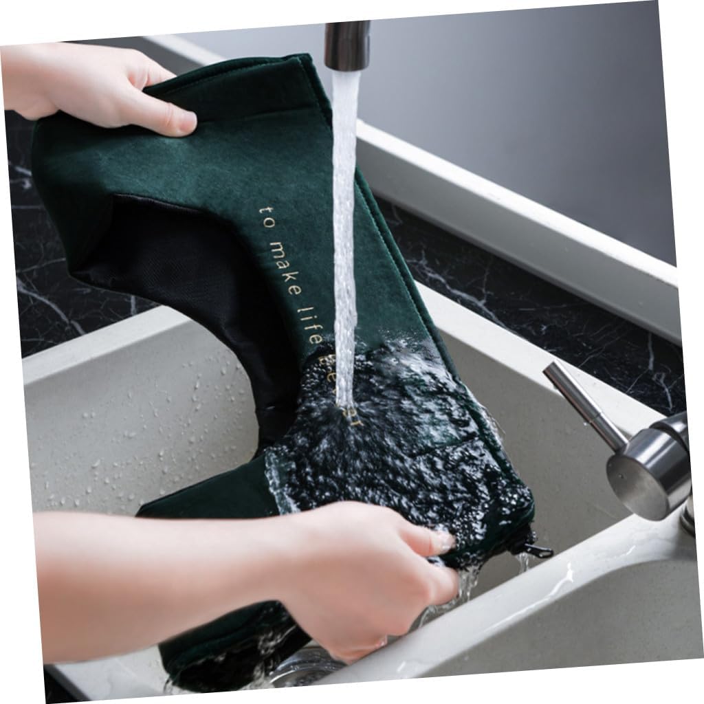 2pcs Toilet Seat Cover Zipper and Cushion Pad Warm Seat Covers for Winter Random Color