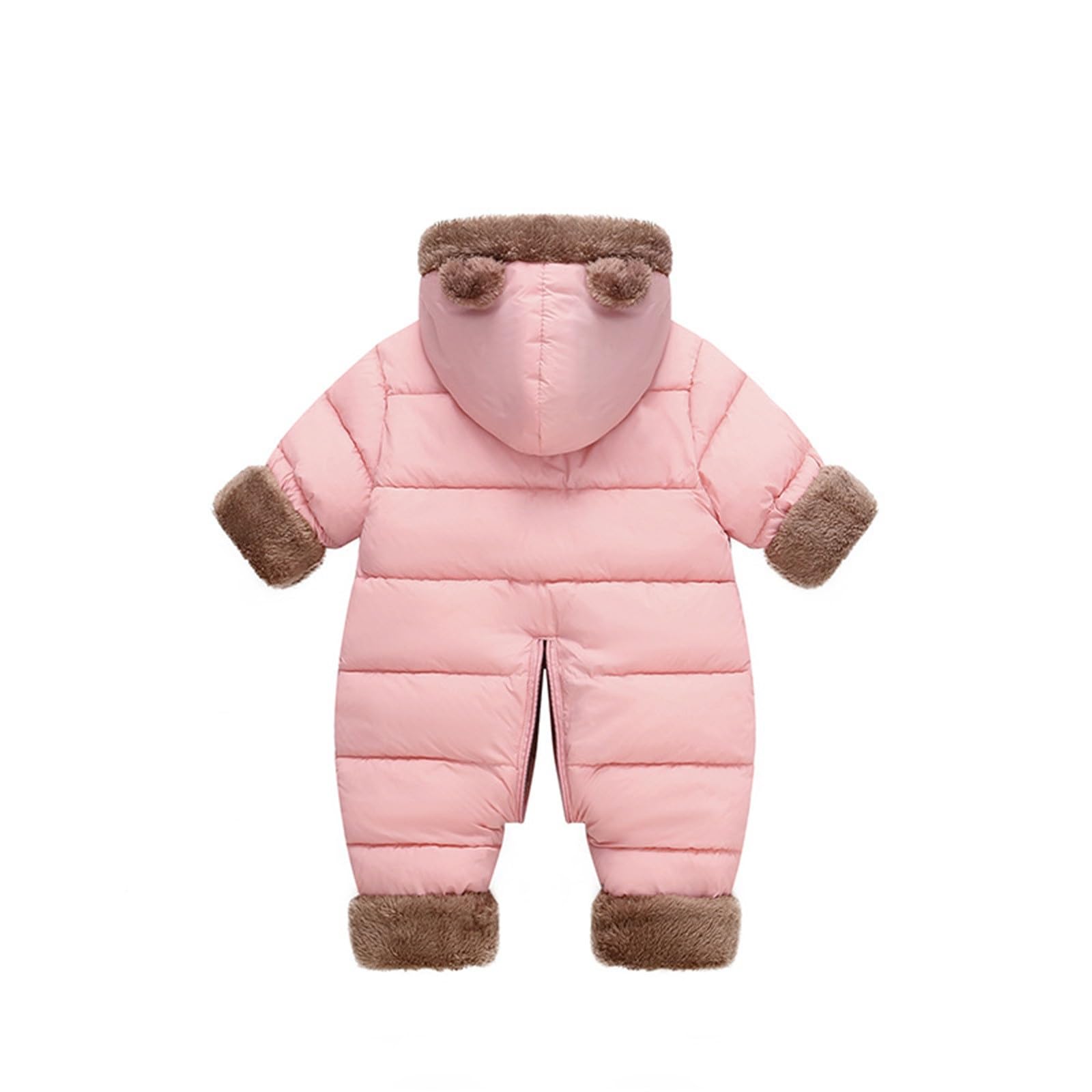 Générique Combinaison De Neige Unie Pour Tout-Petits En Hiver Barboteuse Bebe Fille Naissance Body 24 Mois Chaude À Capuche Nouveau-Né Bébé Animal Garçon Rembourré