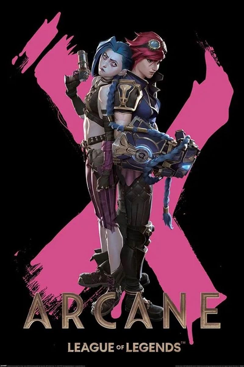 Grindstore Arcane Duo Maxi Poster - Laminated Large Wall Art Print, Wall Decor, Home Office Classroom Decoration, Gift Idea 91.5x61cm