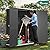 YITAHOME 59 cuft Outdoor Vertical Storage Shed, Tall Storage Shed Outdoor w/o Shelf, Outdoor Waterproof Storage Cabinet for Garage, Pool Storage, Garden Shed Outdoor Storage, Dark Gray