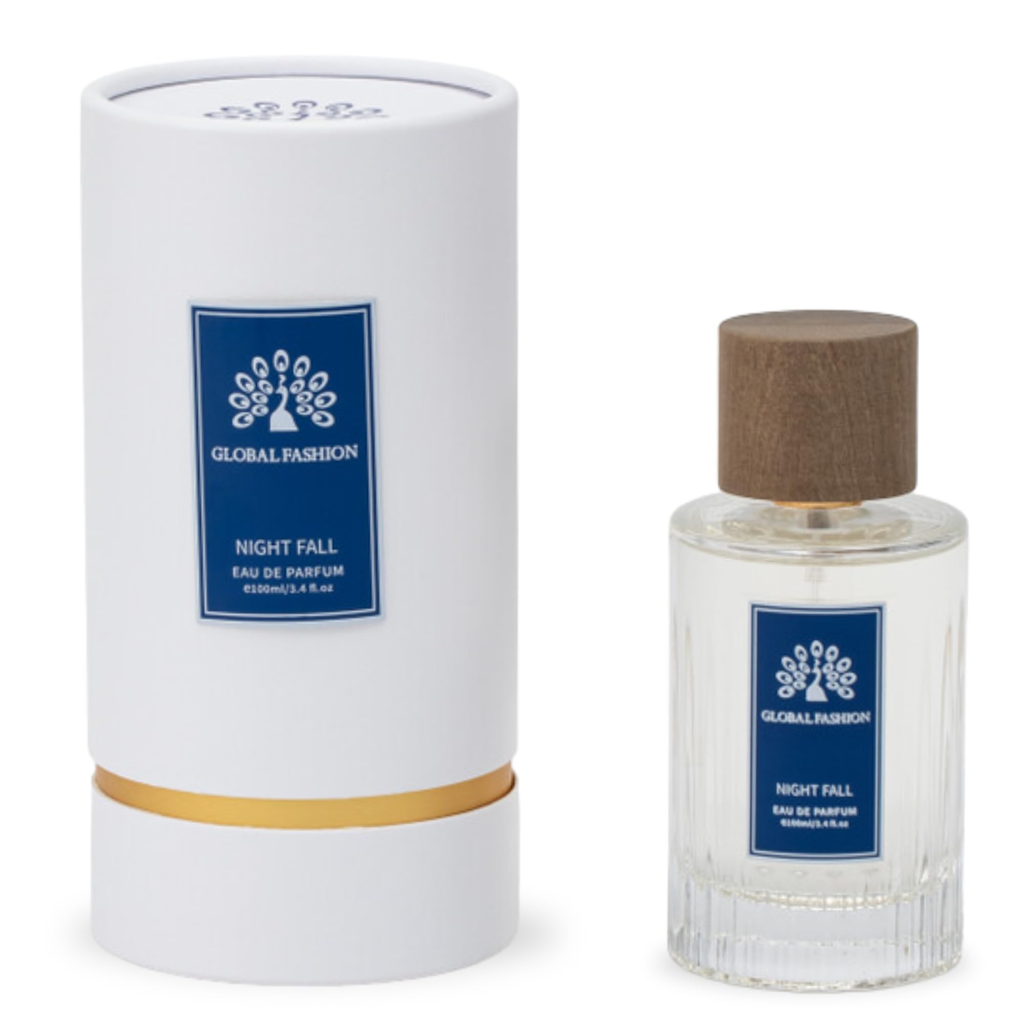 Night Fall Eau De Parfum 100ml - | Premium Unisex Fragrance, Long-Lasting Scent with Bergamot, Rose, Jasmine, Musk & Vanilla | Perfect Choice for Any Event