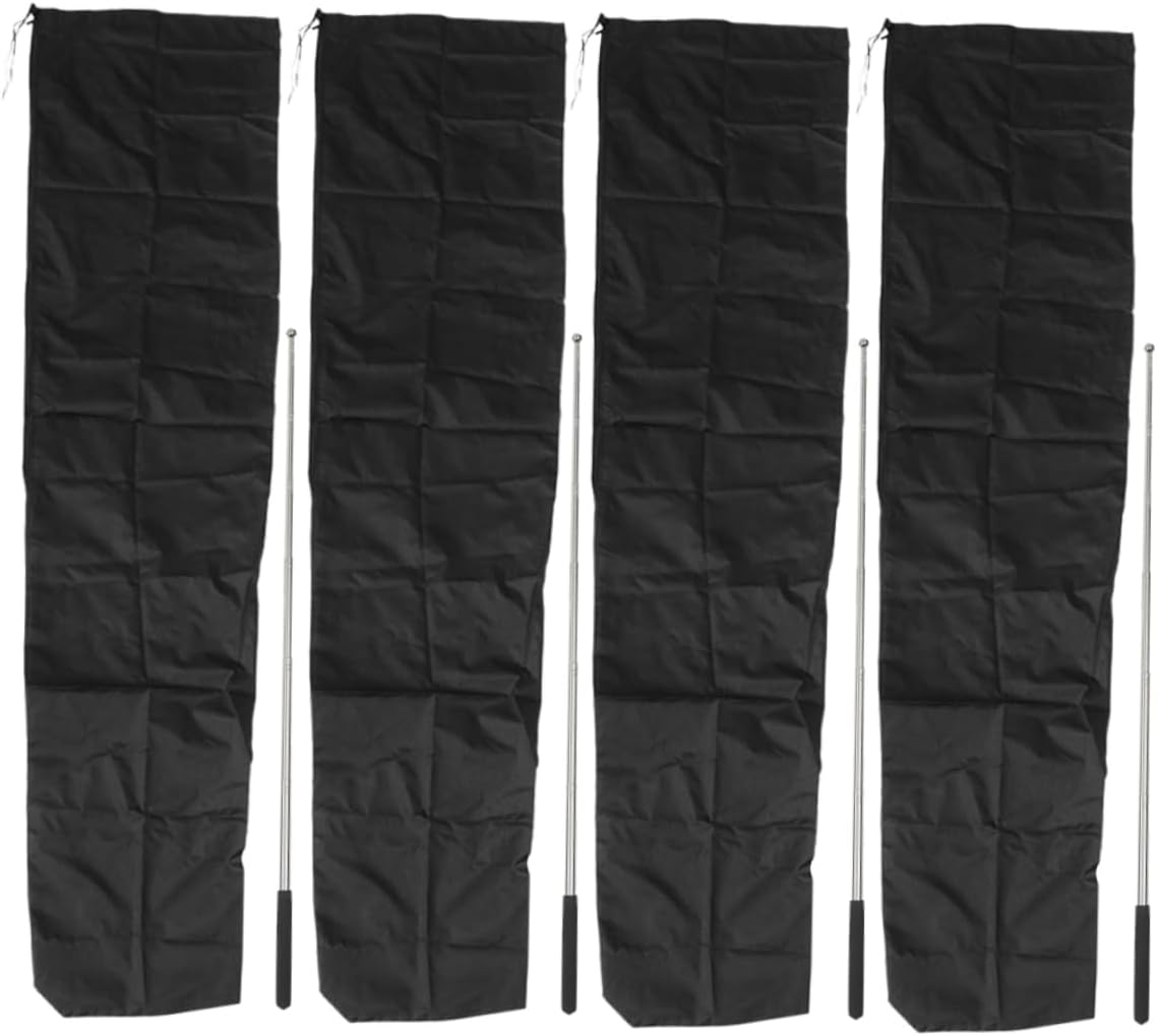 Hemoton 4pcs Patio Umbrella Covers Oxford Cloth Protector for Outdoor Use Fits up to Umbrellas Lightweight and Design