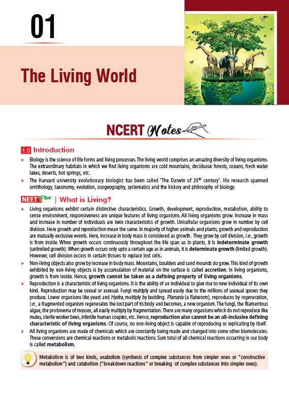 Image of MTG Objective NCERT at your FINGERTIPS Biology For 2025-2026 Exam - NCERT NEET Trend Indicator, HOTS MCQs, Rank Predictor & Notes with HD Pages | NEET Books (Based on NCERT Pattern)