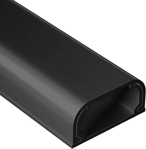 Miniatura 10 de Ocultador de cable grande – Ocultador de cable de 47 pulgadas para TV en la pared, ocultador de cables pintable, kit de organización de cables XL