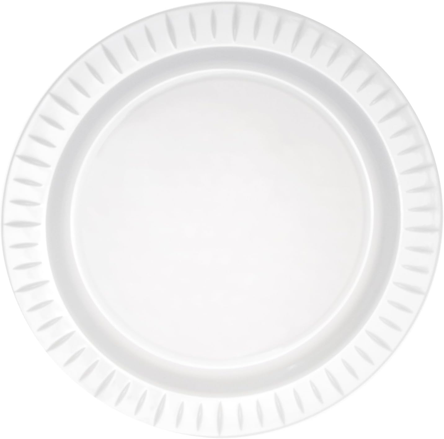 Party Essentials N572417 Elegance Hard Plastic Appetizer Plate, 5" x 7", Black (Case of 288)