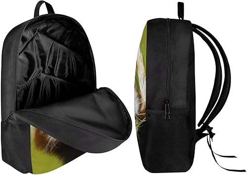 Miniatura 3 de Mochila escolar para niñas y niños con lonchera y estuche para lápices, cómoda mochila acolchada ligera con panda rojo, juego de mochila para niños,