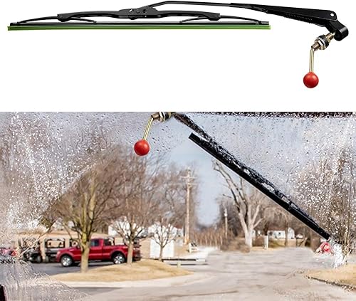 Miniatura 8 de Kemimoto UTV - Conjunto de limpiaparabrisas manual compatible con Maverick X3 Commander Defender Pro