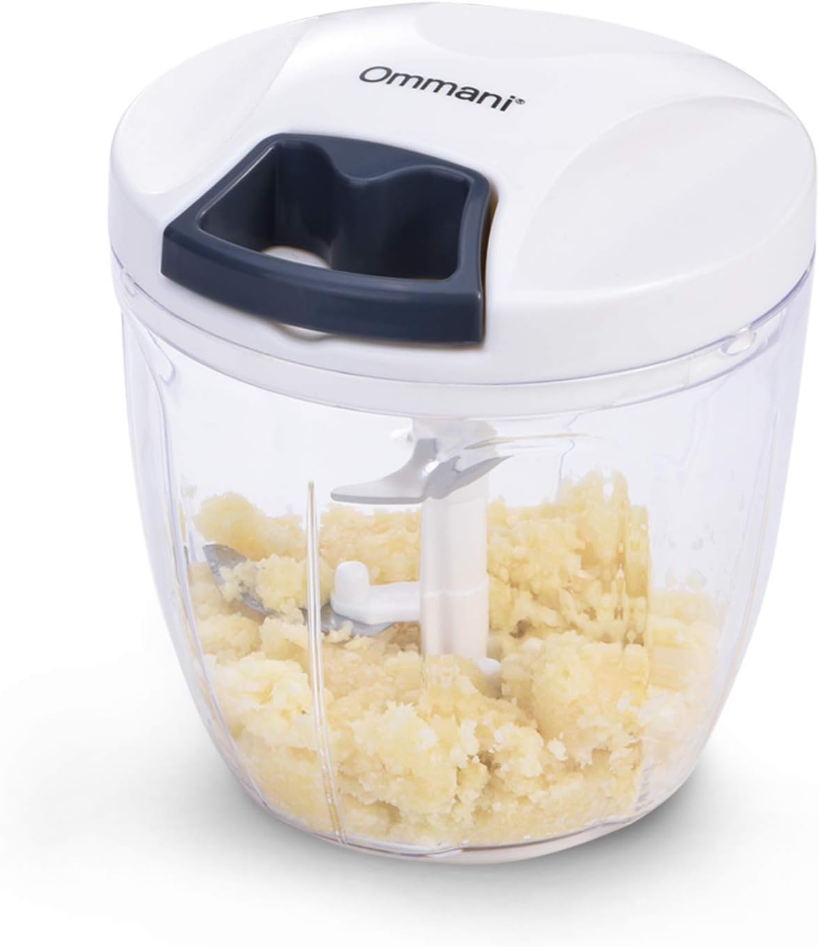Manual Food Chopper,Pull Chopper,Onion Chopper,Ommani Large 4 Cup Food Chopper,Egg Blender Chopper/Mincer/Mixer for Vegetables,Fruits,Salad,Pesto,Coleslaw,Puree