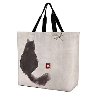 猫がいっぱい 一閑張り バッグ かごバッグ ハンドバッグ 和柄 猫 横長大きめ ねこバカ様専用 いろいろ猫達 一閑張り バッグ かごバッグ