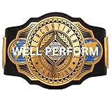 Intercontinental Championship Title Belt Replica, World Heavyweight Wrestling Belt - Adult Size