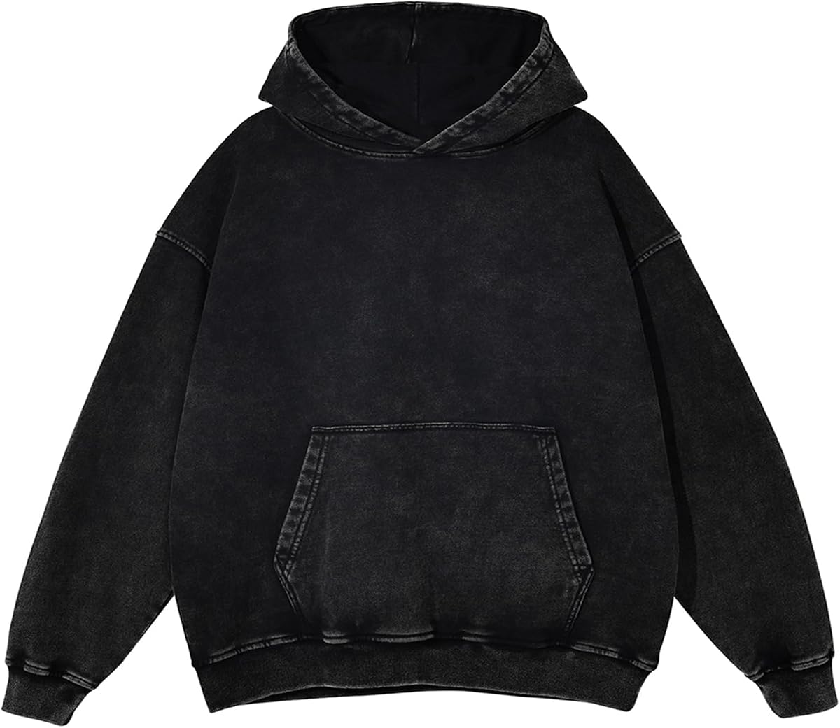 Sudaderas con capucha para hombre, sudadera Vintage de gran tamaño con lavado ácido para parejas, Jersey de algodón, sudaderas con capucha para hombre, ropa de calle