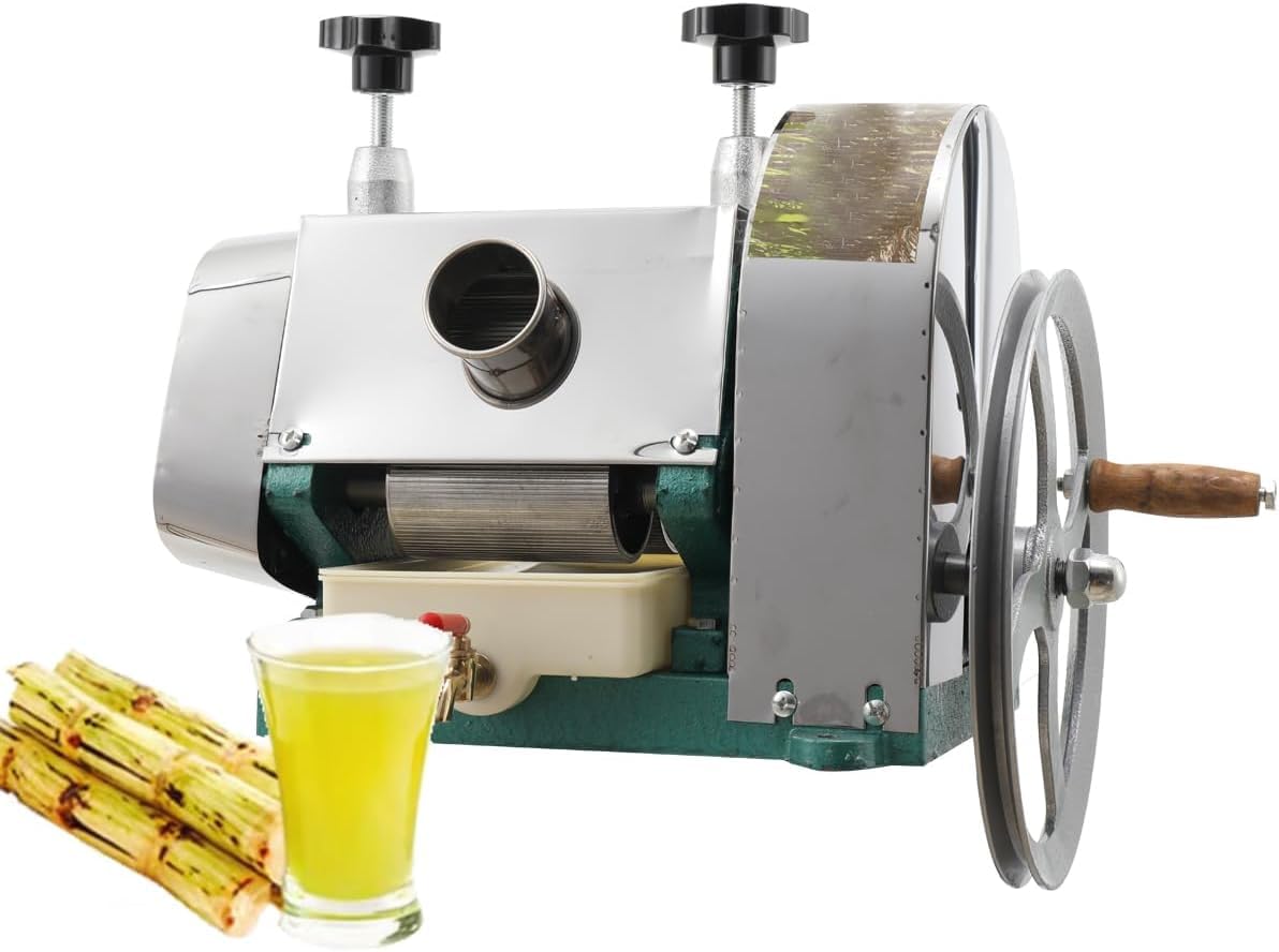 Estrattore manuale del succo della canna da zucchero, macchina commerciale della stampa dell'acciaio inossidabile per succo fresco