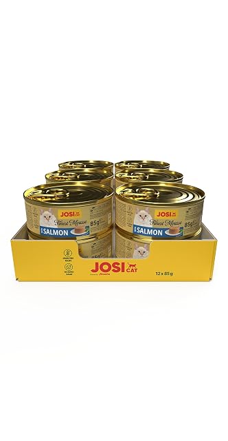 Foto 2 de 5 de JosiCat Finest Mousse con Pavo, 12 x 85 g Comida húmeda para Gatos