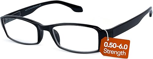 TruVision Readers Gafas de lectura, bisagras de resorte cómodas para hombres y mujeres, 9501HP