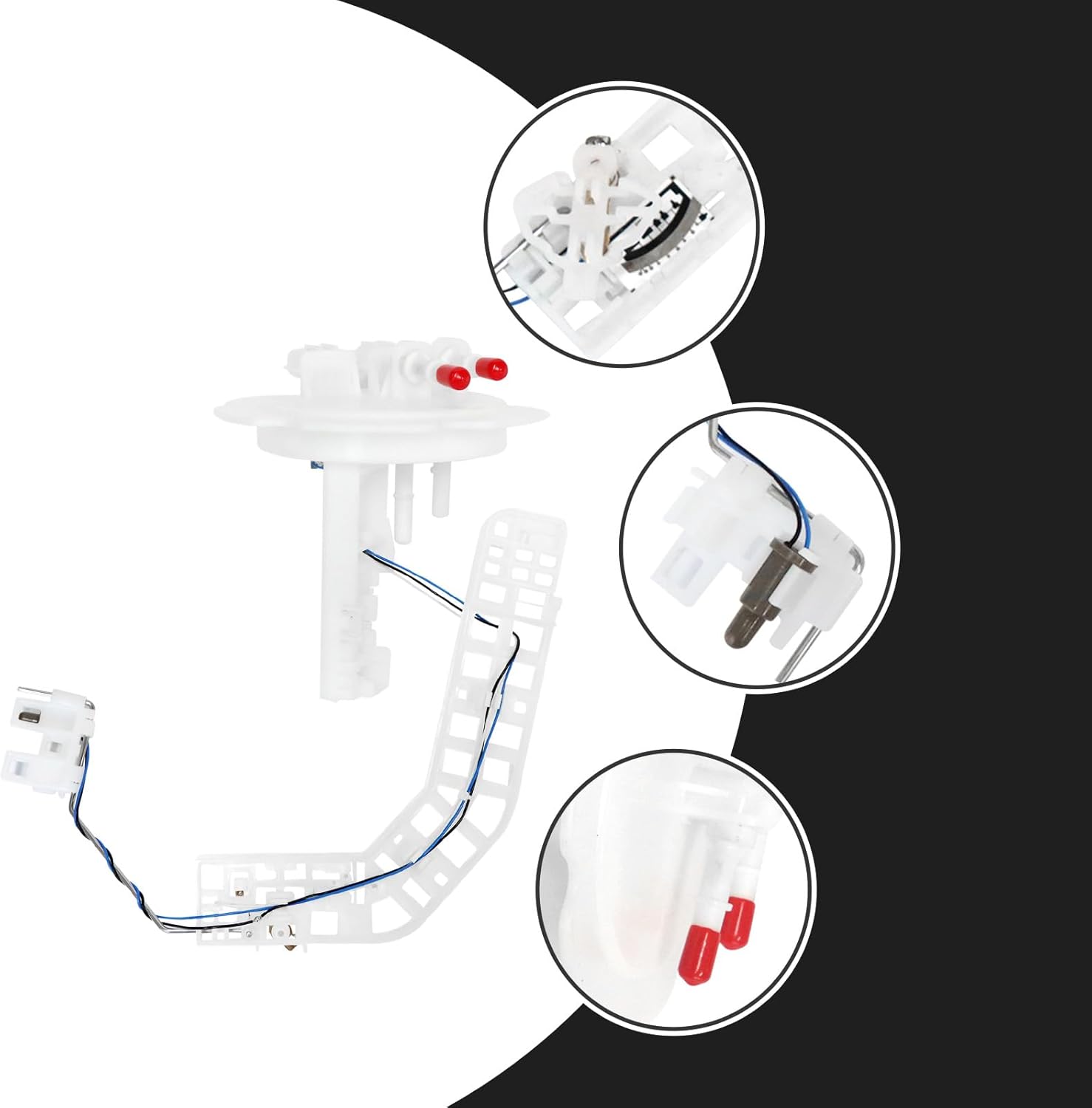 1999-2004 Fuel Level Sending Unit Compatible for Nissan Frontier SC, XE, SVE 6 Cyl 3.3L 1999-2004, Xterra XE, SE 6 Cyl 2.4L, 6 Cyl 3.3L 2000-2004, Tank Level Gauge Sender Unit, Replace 25060-4S426 - Image 4