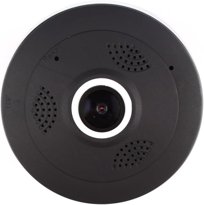 URNINAUEU Full View 180/360 Degree Fisheye 2.0MP Panoramic HDTVI Camera Outdoor 960P Lens CCTV, Black
