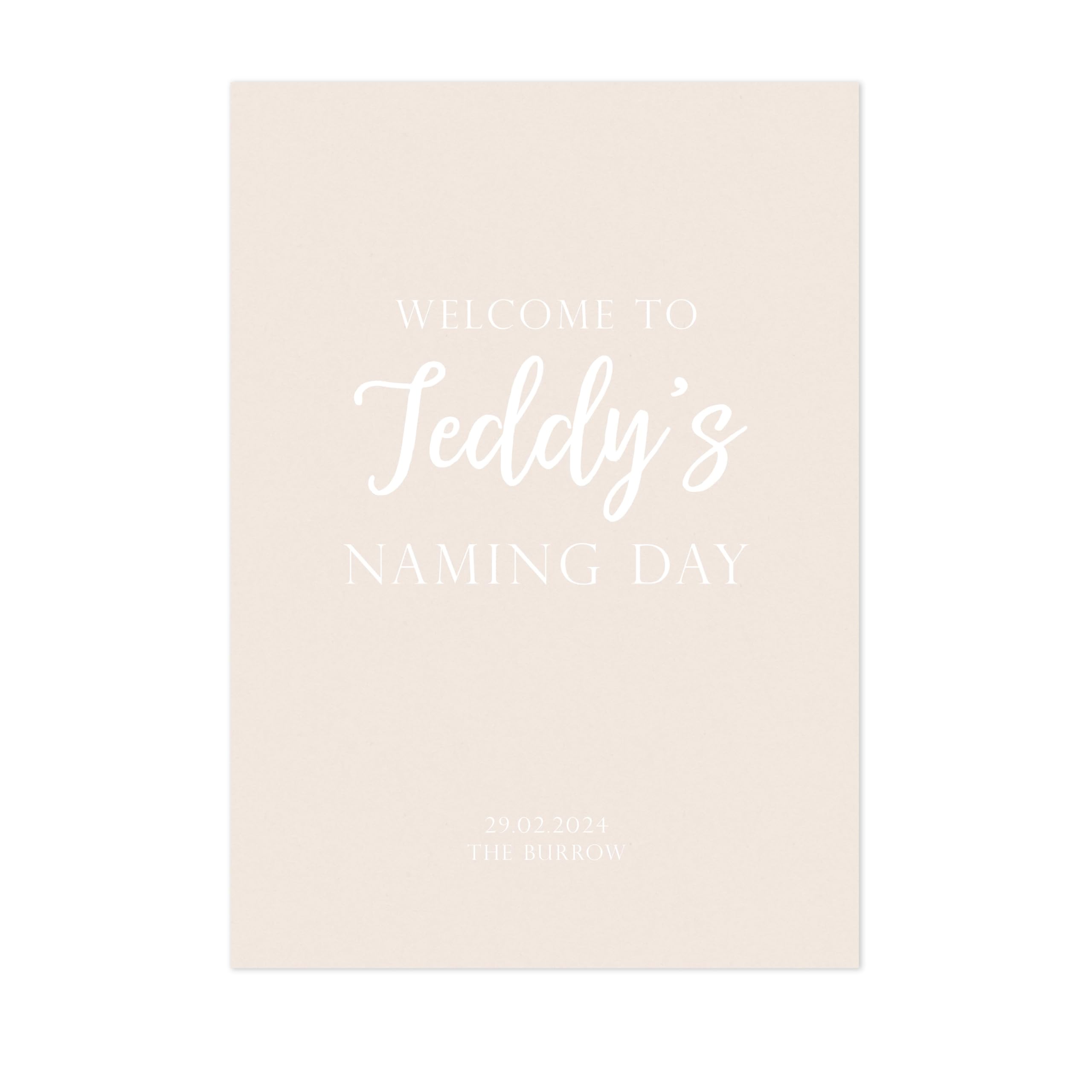 Manta Makes Hen party accessories classy hen party sign with optional stand,hen do accessories or hen party decorations,bride to be hen do decorations,bride to be decorations (Champagne, A4+EASEL) — image 1