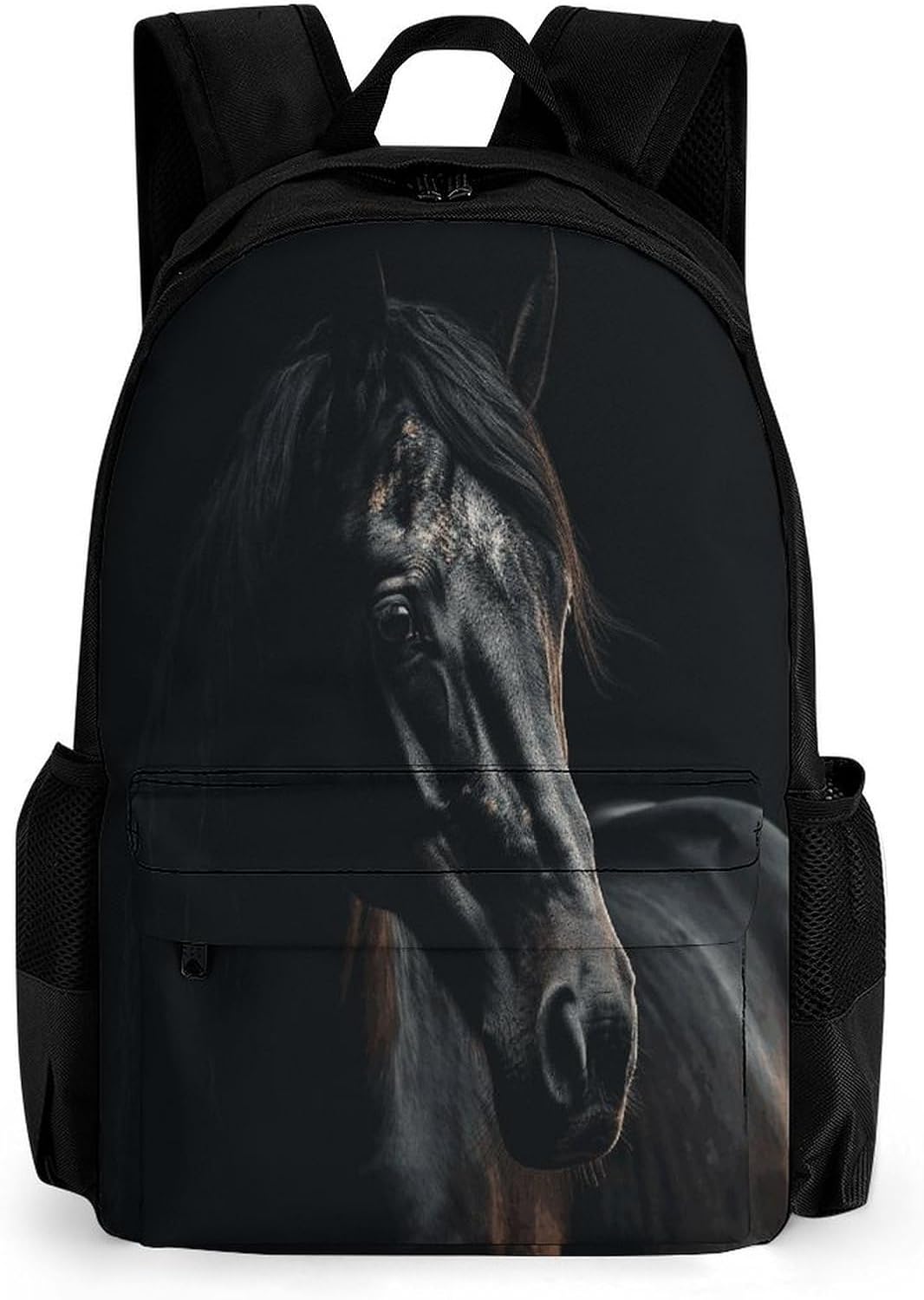 A Dark Horse Backpack Daypack Travel Backpack | Lightweight Casual Laptop Backpack for Women Men Aesthetic Travel Bag for Weekender Business Hiking Outdoor