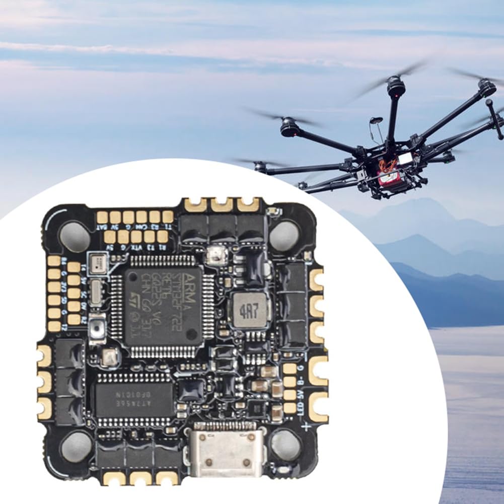 Scheda Integrata F7 40A AIO Flight Controller ESC 4~6S con ICM42688P per Droni da FPV e Aeromobili Trasversali